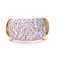 Bague Bague pavage diamants 58 Facettes DV/9