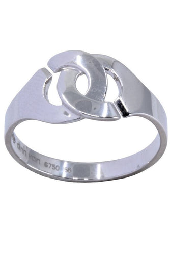 Bague 56 BAGUE MENOTTES DINH VAN R10 58 Facettes 062801
