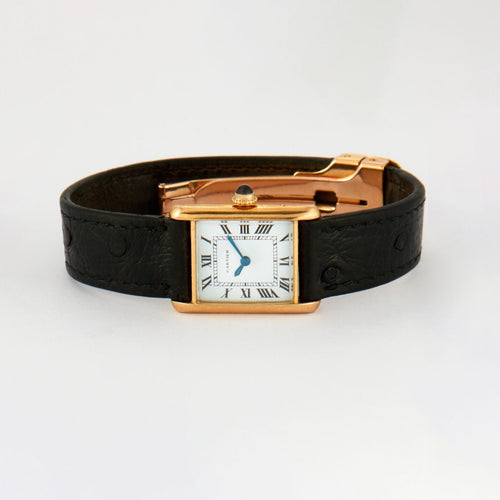 Montre CARTIER - Montre Mini Tank or jaune 58 Facettes