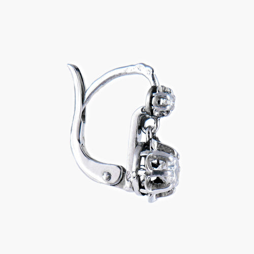 Boucles d'oreilles Dormeuses Diamants 58 Facettes