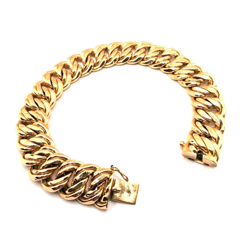 Bracelet Bracelet maille américaine or jaune 58 Facettes 2769