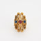 Bague 48 LALAOUNIS - Bague cabochons de saphirs et rubis 58 Facettes