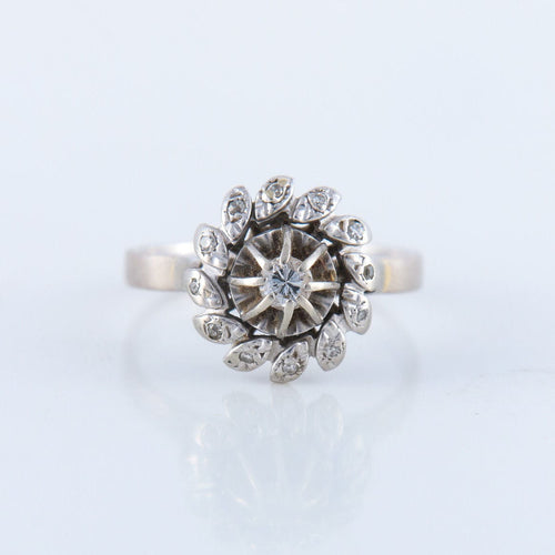 Bague 52 Bague Solitaire Diamant 0.10ct 58 Facettes JE108