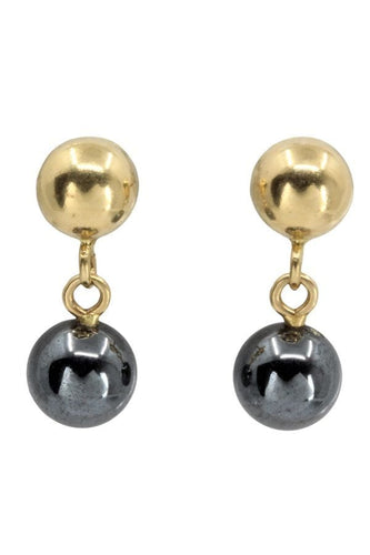 Boucles d'oreilles BOUCLES D'OREILLES HÉMATITES 58 Facettes 044611