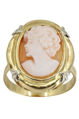 BAGUE ANCIENNE CAMÉE 58 Facettes 054381