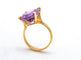Bague 53 Bague Fantaisie Améthyste 58 Facettes