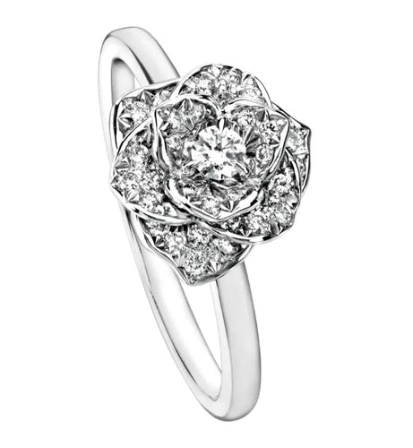 Bague 52 PIAGET - Bague Rose Or Blanc Diamants 58 Facettes G34UR552