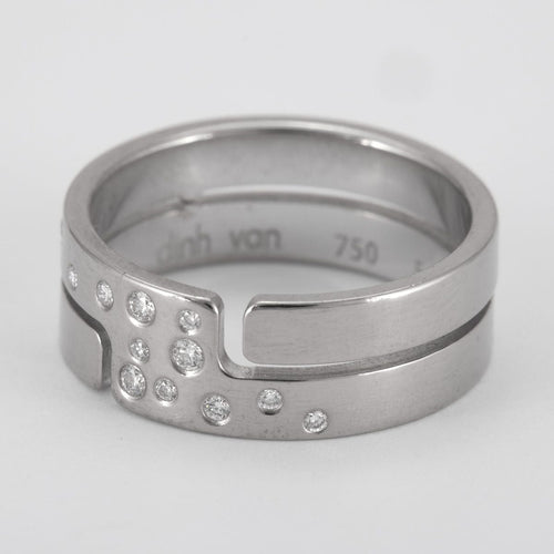 Bague 54 DINH VAN - bague Seventies Diamants 58 Facettes