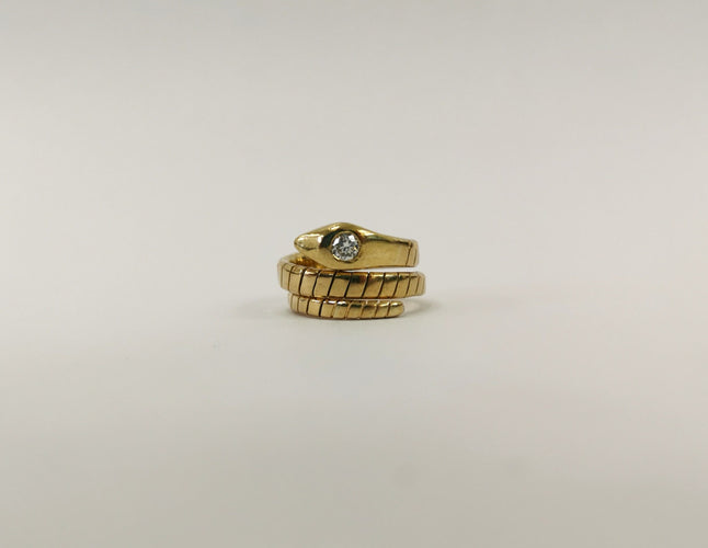 Bague 51 Bague Serpent Or & Diamant 58 Facettes LT 6368