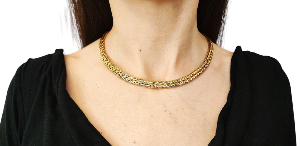 Collier Collier or jaune 18K 58 Facettes 480/1