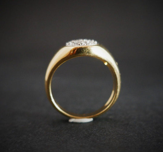 Bague 54 Bague Chevalière Diamants 58 Facettes 844148