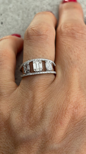 Bague Bague trilogie 58 Facettes