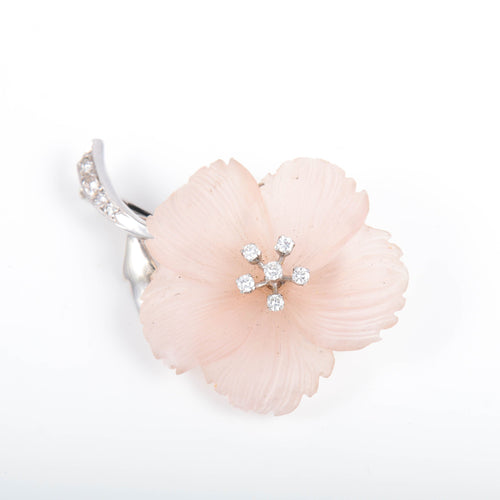 Broche Broche Hibiscus Diamants 58 Facettes 220330