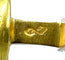 Boutons de manchette Boutons de manchette Art Nouveau or jaune 58 Facettes