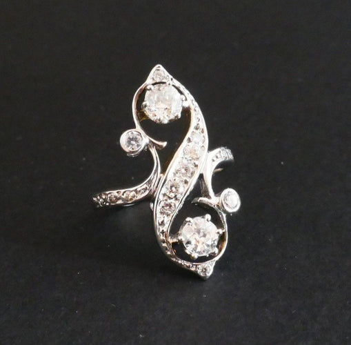 Bague 47 Bague Toi et moi, diamants 58 Facettes