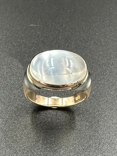 Bague 55 Bague 2 Ors Pierre de lune 58 Facettes