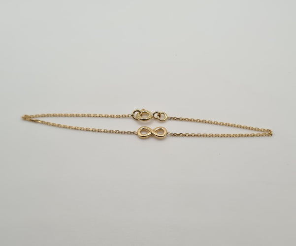 Bracelet Bracelet "infini" or jaune 58 Facettes