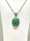 Collier Chaîne et pendentif or jaune jade vert et diamants 58 Facettes
