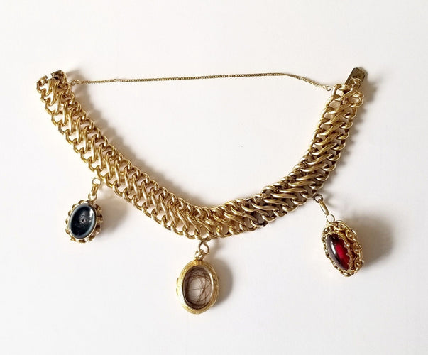 Bracelet Bracelet maille américaine or jaune et breloques 58 Facettes