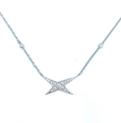 Collier Mauboussin - Collier "Mes Nuances à Toi" or blanc et diamants 58 Facettes