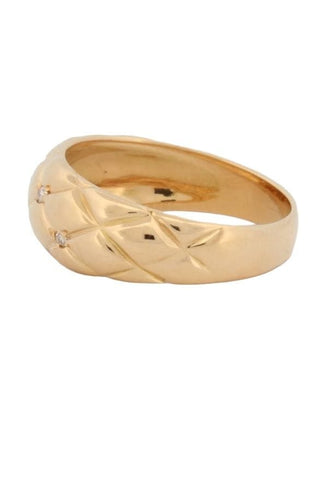 Bague BAGUE MODERNE JONC DIAMANTS 58 Facettes 054521