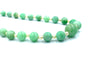 Collier Collier Art Déco, fermoir et platine, jade et perles 58 Facettes