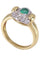 Bague 56 BAGUE ÉMERAUDE DIAMANTS 58 Facettes 075771