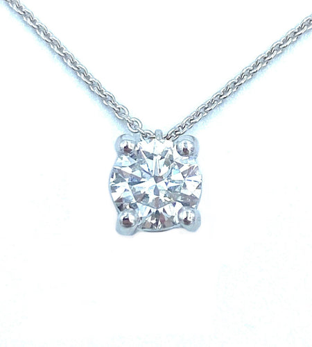 Pendentif Pendentif diamant 1.00ct F P1 certifié 58 Facettes