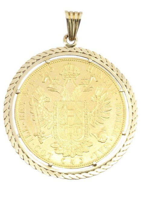 Pendentif PENDENTIF PIÈCE 4 DUCATS 58 Facettes 053071