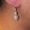 Boucles d'oreilles Boucles d'oreilles SUNNY Antik Or blanc Diamants 58 Facettes D360396CS