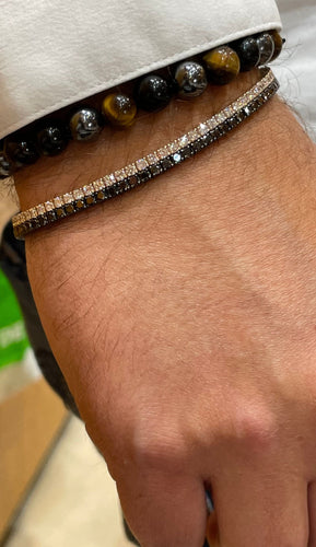 Bracelet Bracelet en Or noircit 58 Facettes