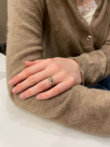 Bague 50.5 BAGUE NŒUD D'HÉRACLÈS 58 Facettes 047191