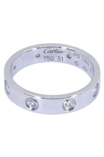 Bague ALLIANCE "LOVE" SIGNÉE CARTIER 58 Facettes 079421