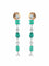 Boucles d'oreilles Pendants d'oreilles Emeraudes Diamants 58 Facettes
