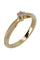 Bague 47 SOLITAIRE OR JAUNE DIAMANT 58 Facettes 078431