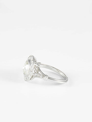 Bague 51 Bague Platine Or Diamants 58 Facettes