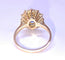 Bague 53 Bague en or jaune, saphir, diamants 58 Facettes FA-2