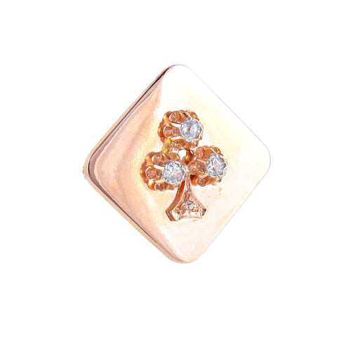 Broche Broche Trèfle 58 Facettes