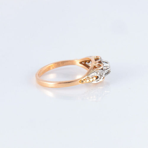 Bague 52 Bague Solitaire pierre blanche 58 Facettes JE201