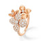 Bague 54 CHAUMET - Bague Hortensia Or rose Diamants 58 Facettes 083138-054