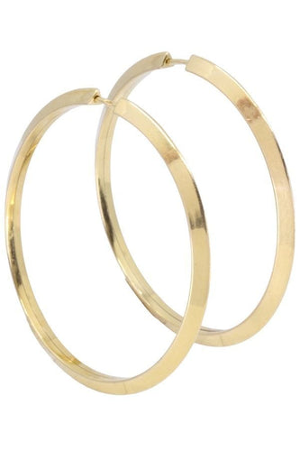 Boucles d'oreilles CRÉOLES MODERNES 58 Facettes 071221