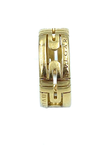 Bague 53 BVLGARI. Bague Parentesi or jaune 18K 58 Facettes
