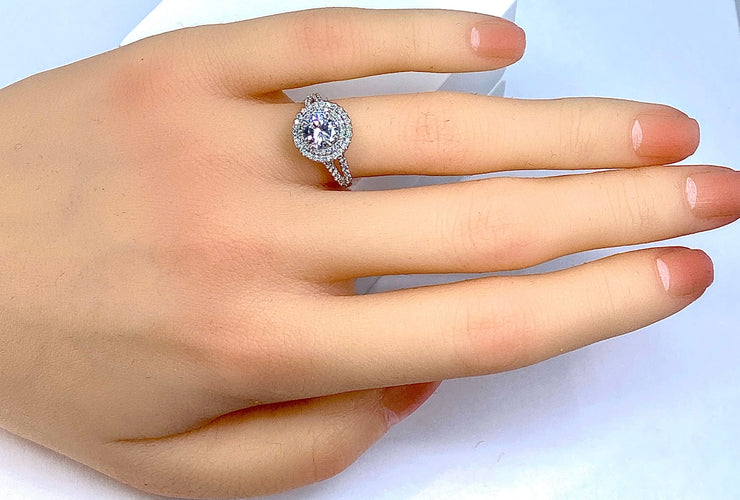 Bague 50 Bague diamant 0,97 carat couleur E 58 Facettes AB256