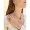 Collier Collier FRED "Pain de sucre" or gris, tanzanite & diamants 58 Facettes