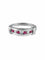 Bague 52 Bague Barrette Rubis Diamants 58 Facettes