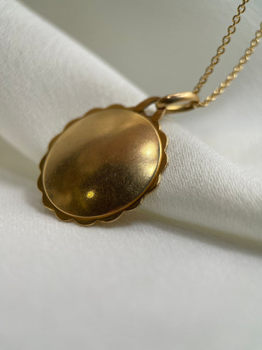 Pendentif Médaille Amour A. Augis Grand modèle 58 Facettes