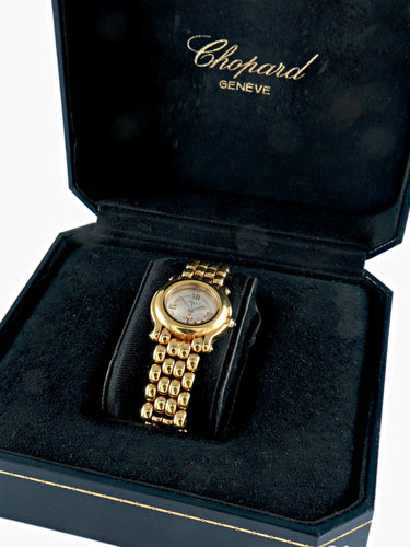 Montre MONTRE CHOPARD OR HAPPY DIAMONDS 58 Facettes