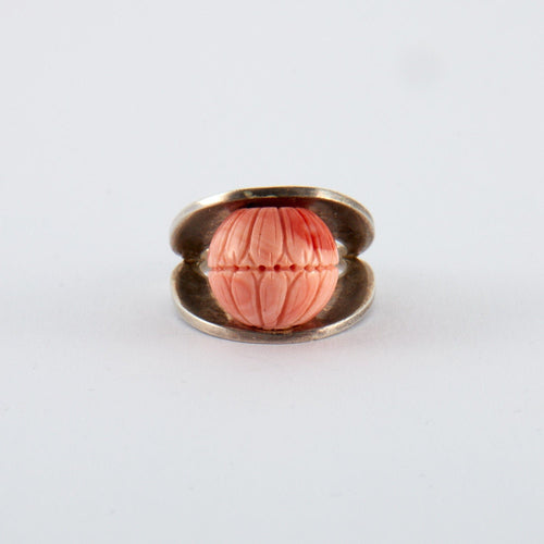 Bague 47.5 Bague Corail Argent 58 Facettes