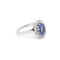 Bague Bague Pompadour Tanzanite Diamants Or Gris 58 Facettes B298