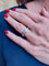Bague DEMI-ALLIANCE DIAMANTS 58 Facettes 072151